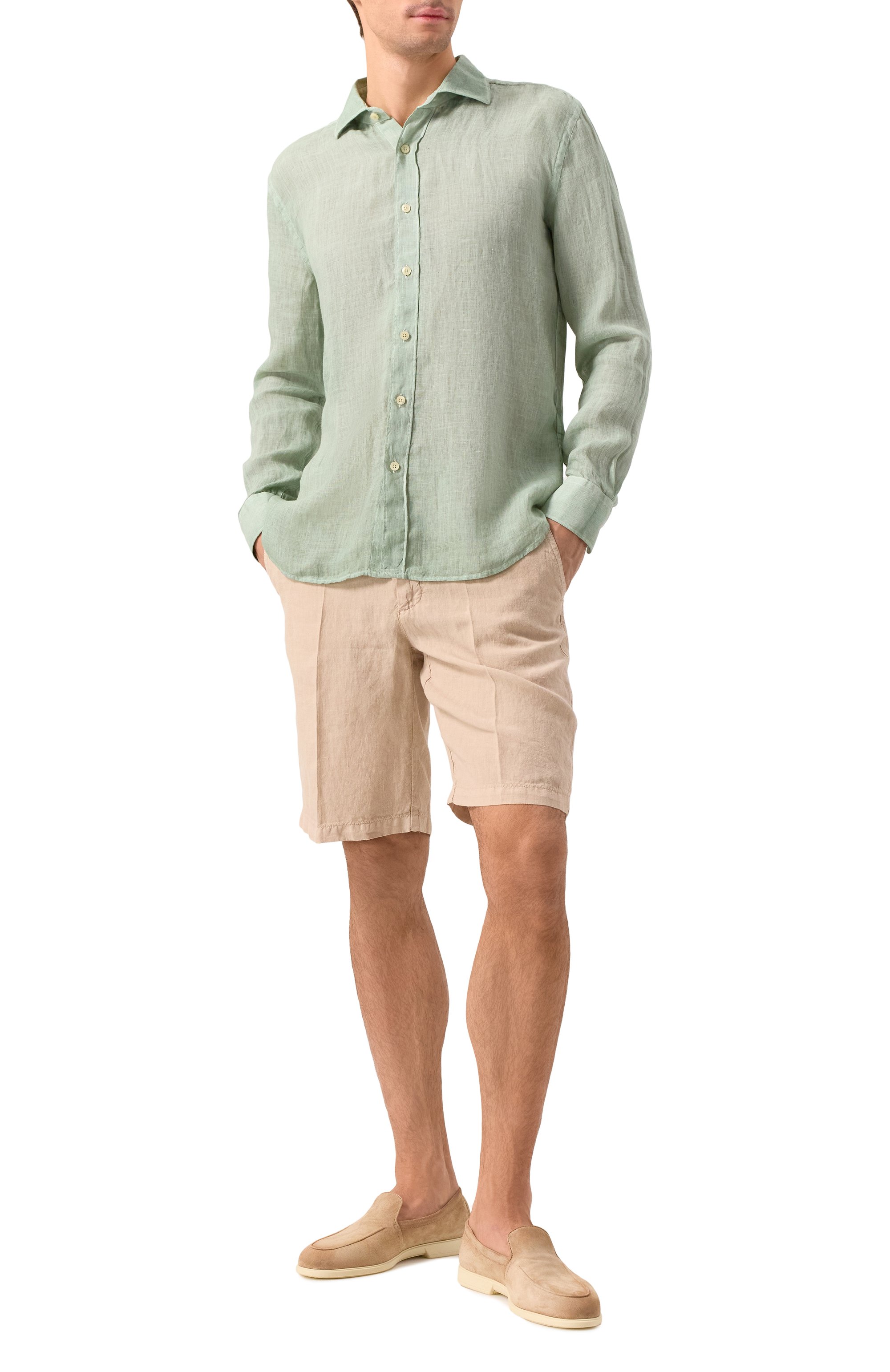 Льняная рубашка 120% LINO, арт. 32ALIM1311/0115/S00, фото 2