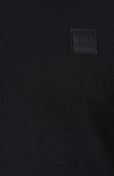 Хлопковый джемпер BOSS ORANGE, арт. 50471343, фото 5