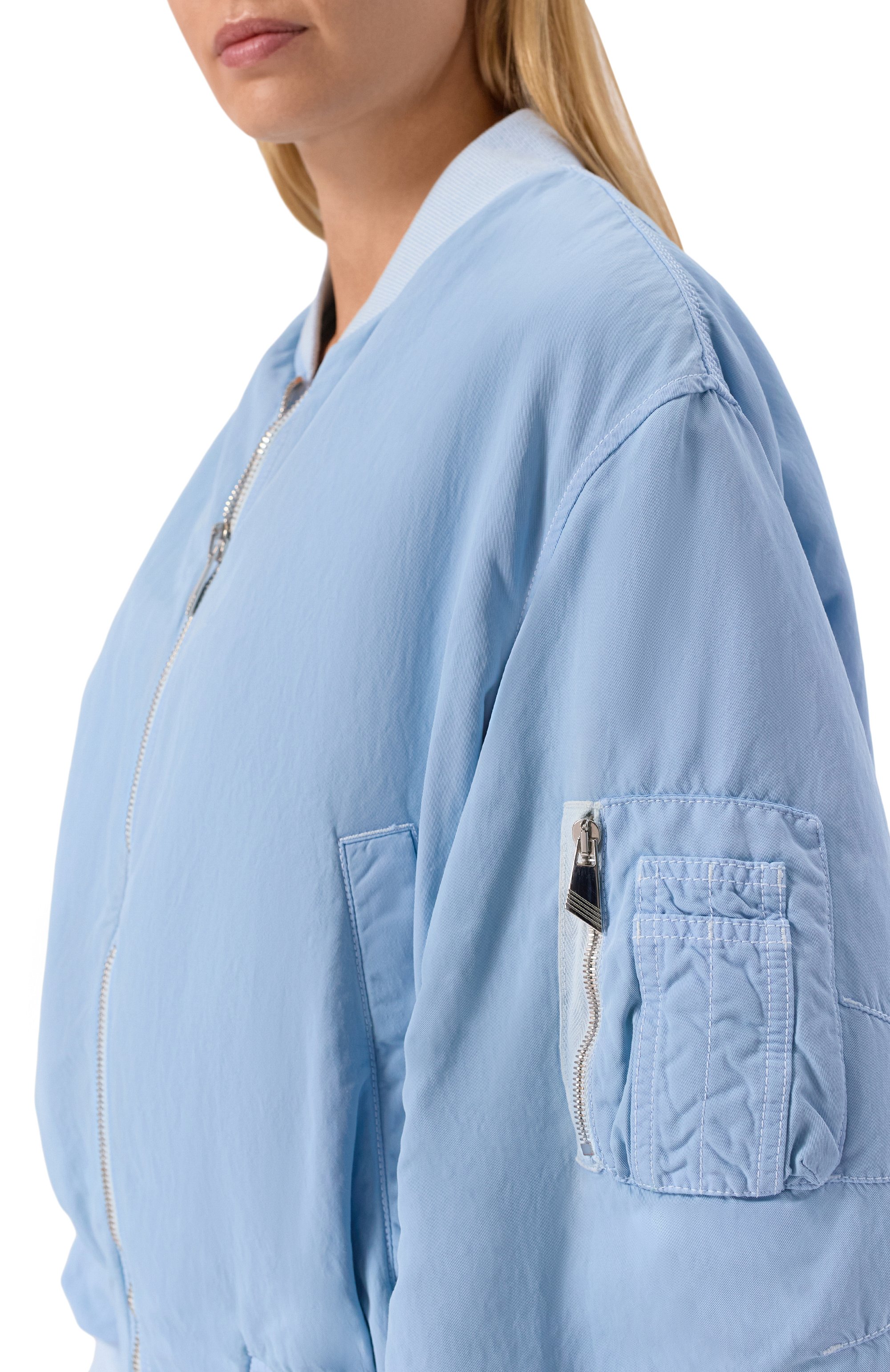 Утепленный бомбер THE ATTICO, арт. 260WCB00070/PAA1120D, фото 5