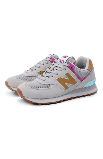 Комбинированные кроссовки 574 NEW BALANCE, арт. WT574ATA/B, фото 1