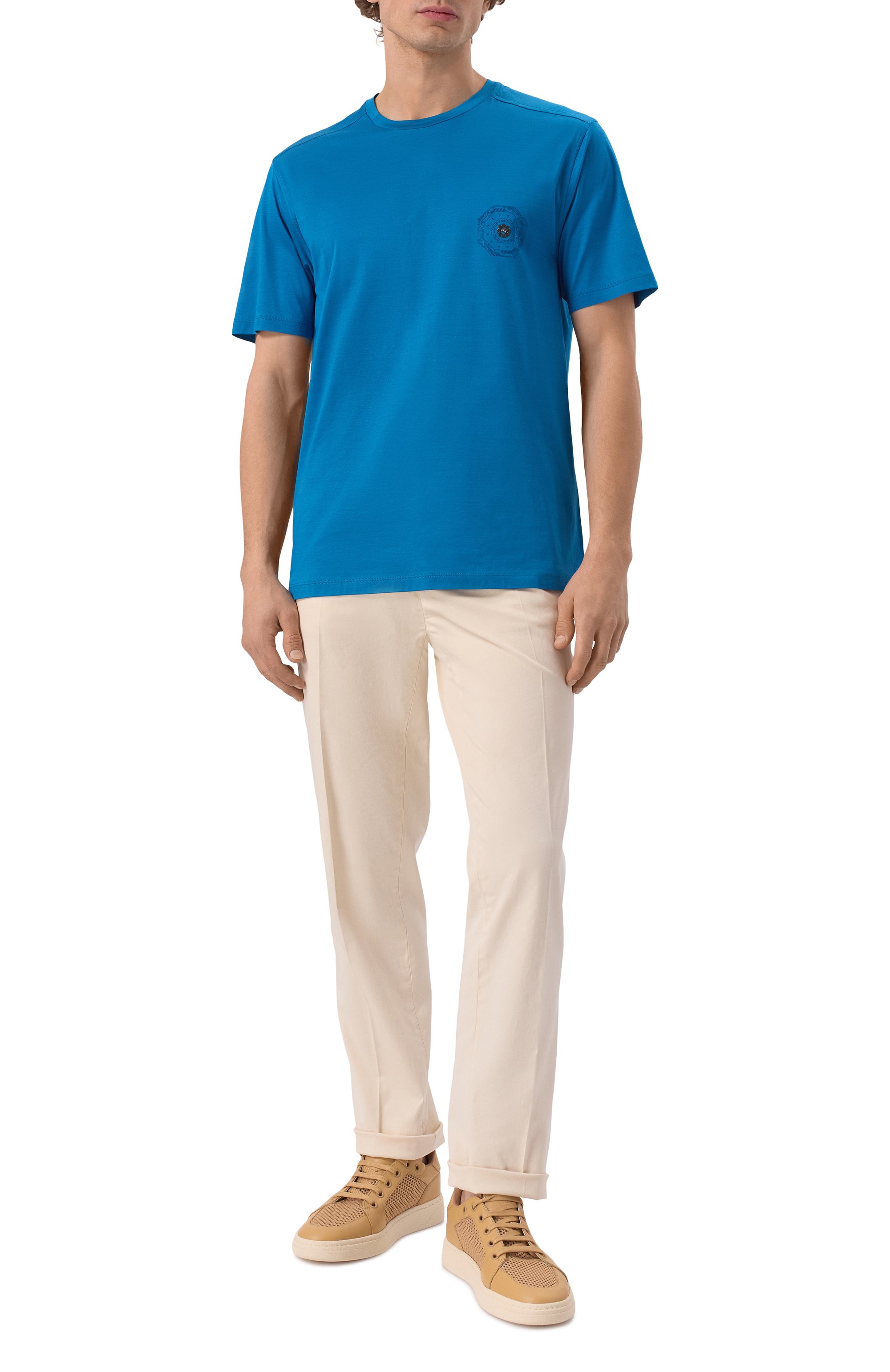 Хлопковая футболка STEFANO RICCI, арт. MNH5204330/TE0001, фото 2