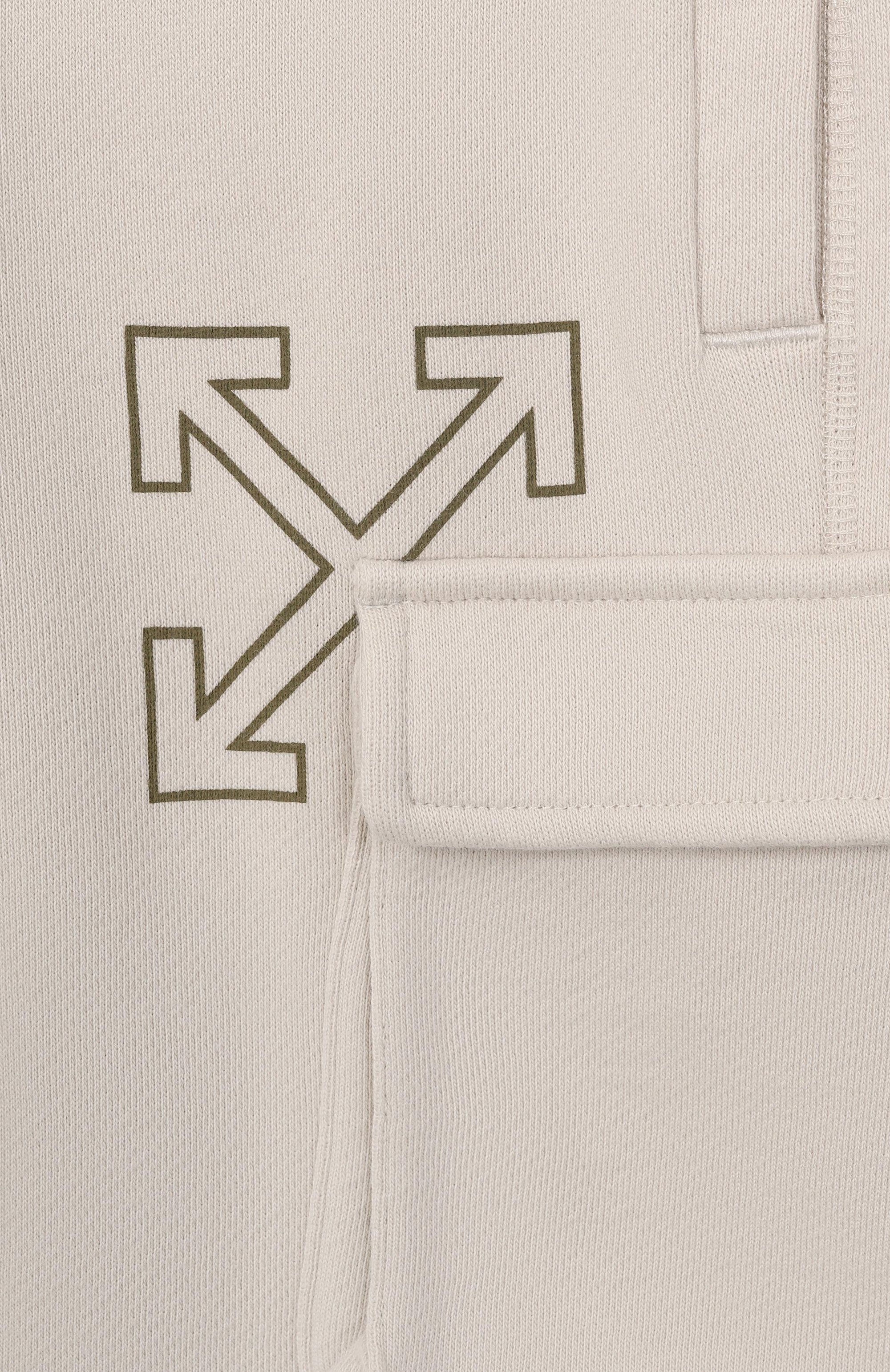 Хлопковые шорты-карго OFF-WHITE, арт. 0BCI005S26FLE001_001, фото 3