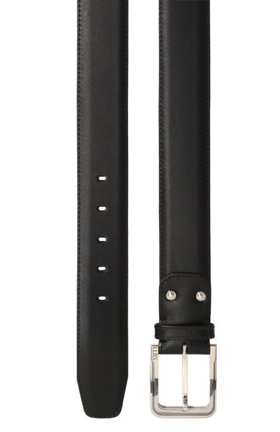 Кожаный ремень ZILLI черного цвета по цене 82900 руб., арт. BL12040M1016VSPARU, фото 3 Кожаный ремень ZILLI, арт. BL12040M1016VSPARU, фото 3