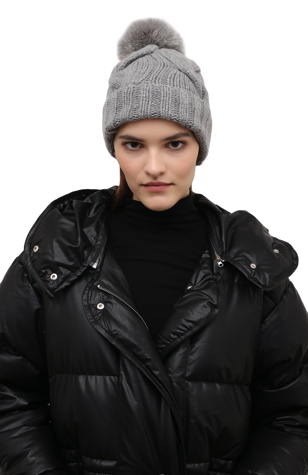 Кашемировая шапка courchevel LORO PIANA, арт. FAI3621, фото 2