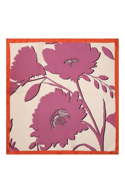 Шелковый платок COCCINELLE кремового цвета по цене 14500 руб., арт. E7 PXU 38 01 01, фото 3 Шелковый платок COCCINELLE, арт. E7 PXU 38 01 01, фото 3