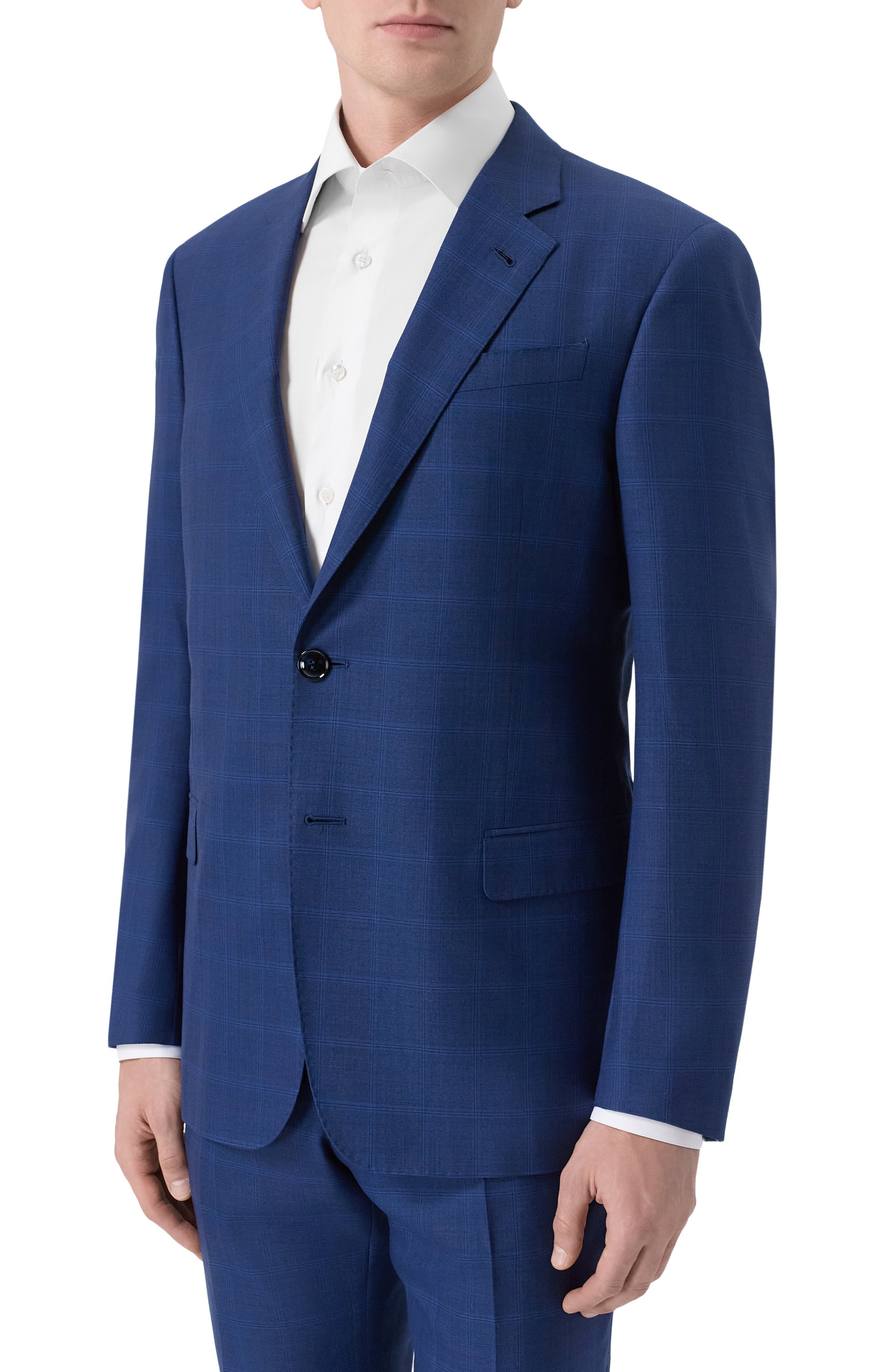 Костюм из шерсти и шелка GIORGIO ARMANI синего цвета по цене 411500 руб., арт. GM000344/TE20049, фото 2 Костюм из шерсти и шелка GIORGIO ARMANI, арт. GM000344/TE20049, фото 2