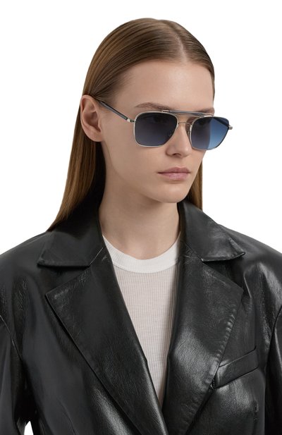 Солнцезащитные очки MOSCOT, арт. GAFILTA SUN SILVER/NAVY/DENIM BLUE, фото 3