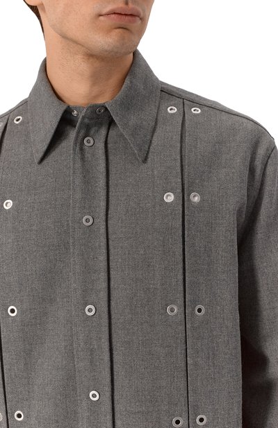 Шерстяная рубашка JIL SANDER, арт. J21DL0250/J41557, фото 5