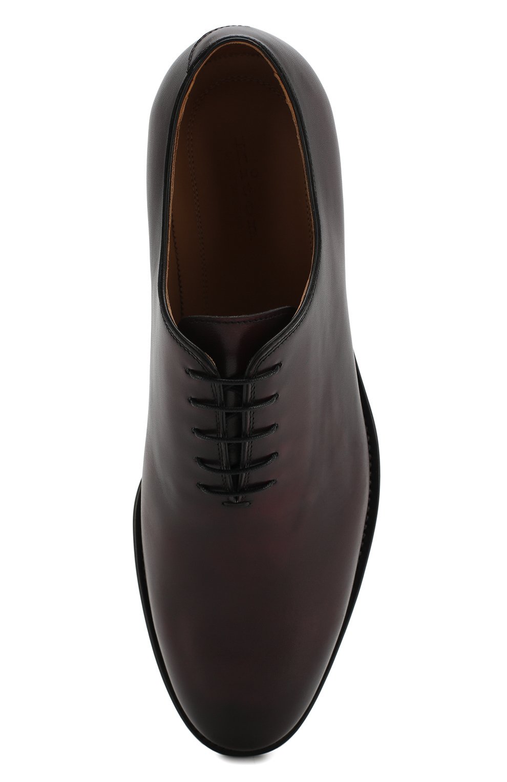 Кожаные оксфорды KITON, арт. USSCAR0N00101, фото 5