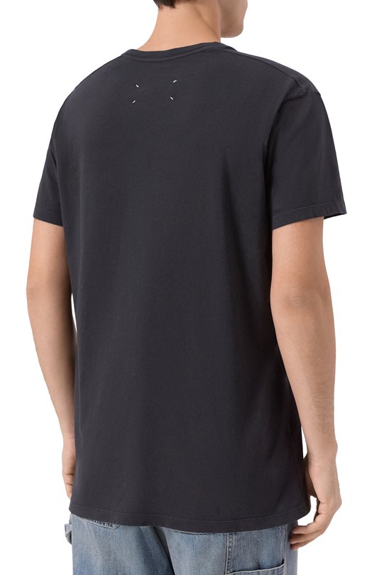 Хлопковая футболка Maison Margiela S50GC0723/S24575 Серый  S50GC0723/S24575 Фото 4