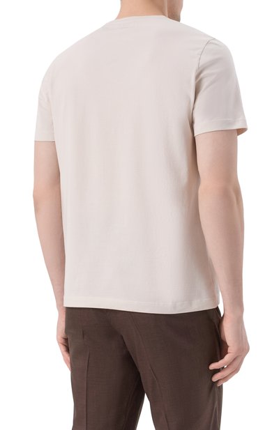 Хлопковая футболка CORNELIANI, арт. 25G588-2525064, фото 4