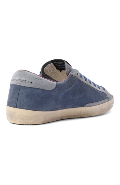 Замшевые кеды super-star GOLDEN GOOSE DELUXE BRAND, арт. GMF01002.F008749, фото 4