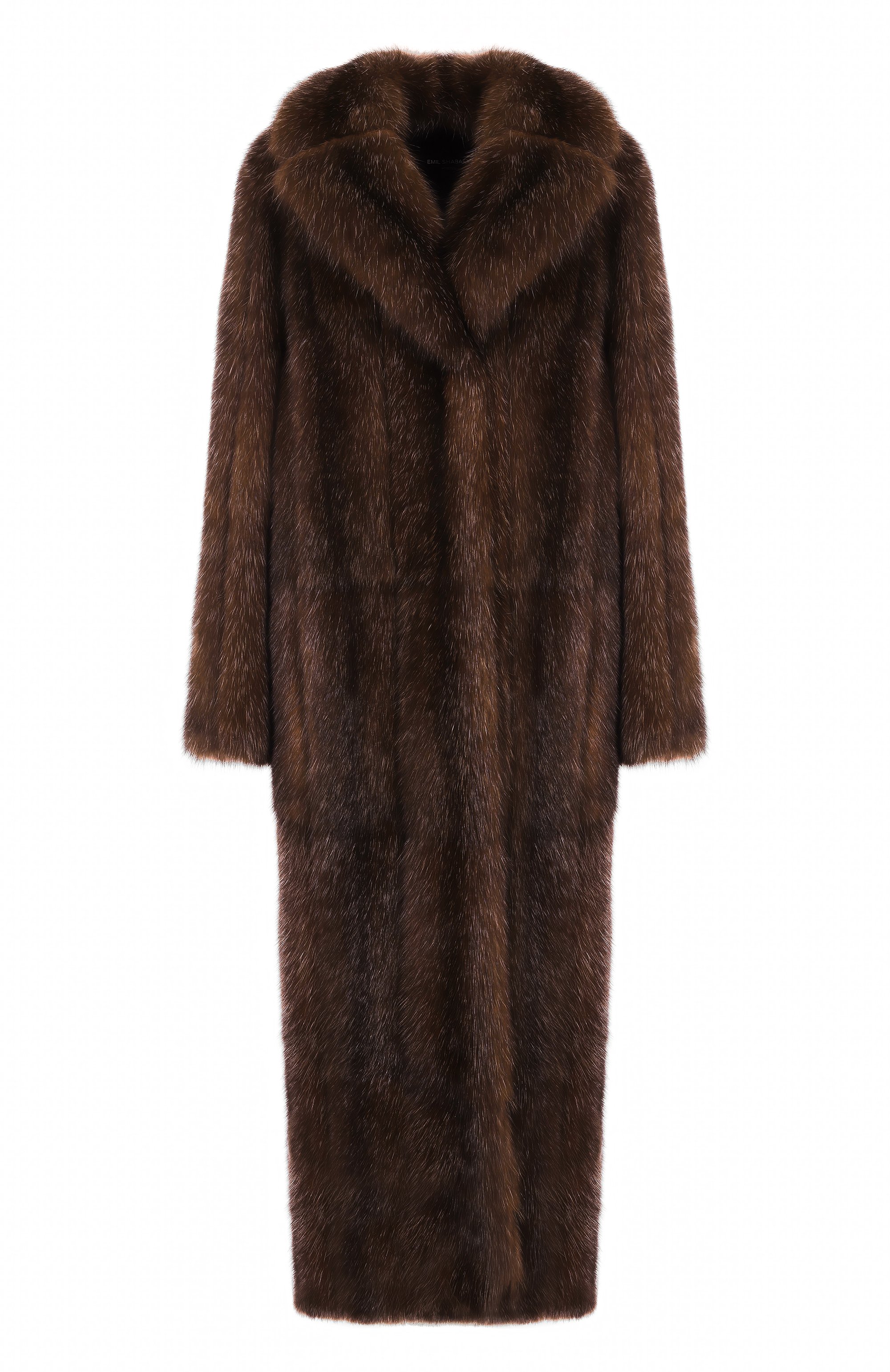 Шуба из соболя EMIL SHABAEV коричневого цвета по цене 8650000 руб., арт. S027, фото 1 Шуба из соболя EMIL SHABAEV, арт. S027, фото 1