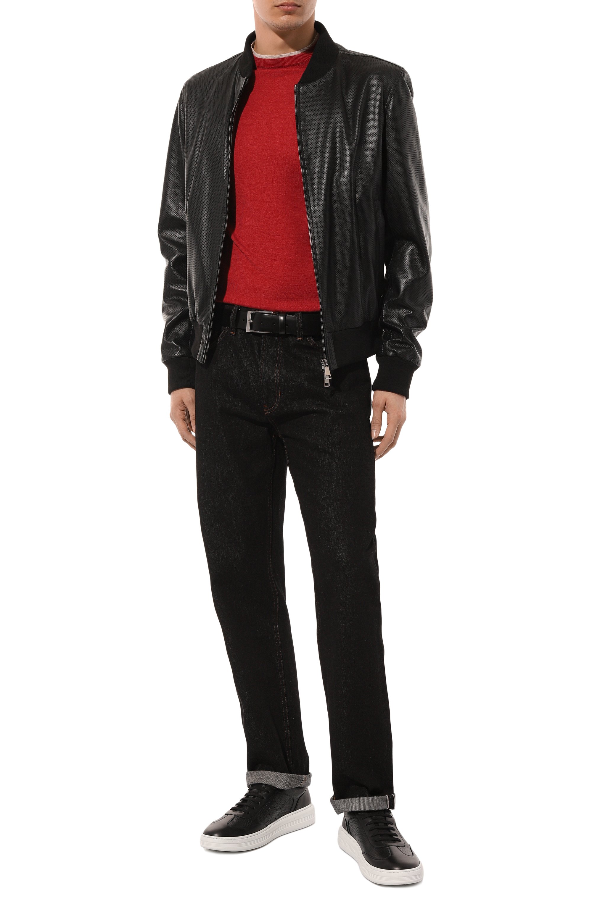 Кожаные кеды STEFANO RICCI, арт. UF51_G6525/VTVDMR, фото 2