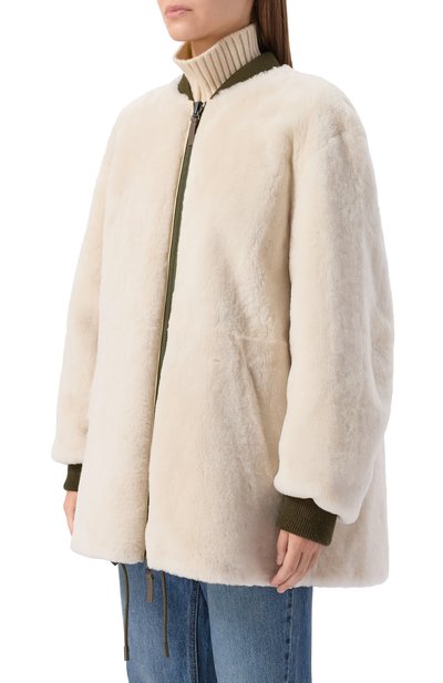 Двусторонний бомбер из овчины YVES SALOMON, арт. M04080/M05X, фото 3