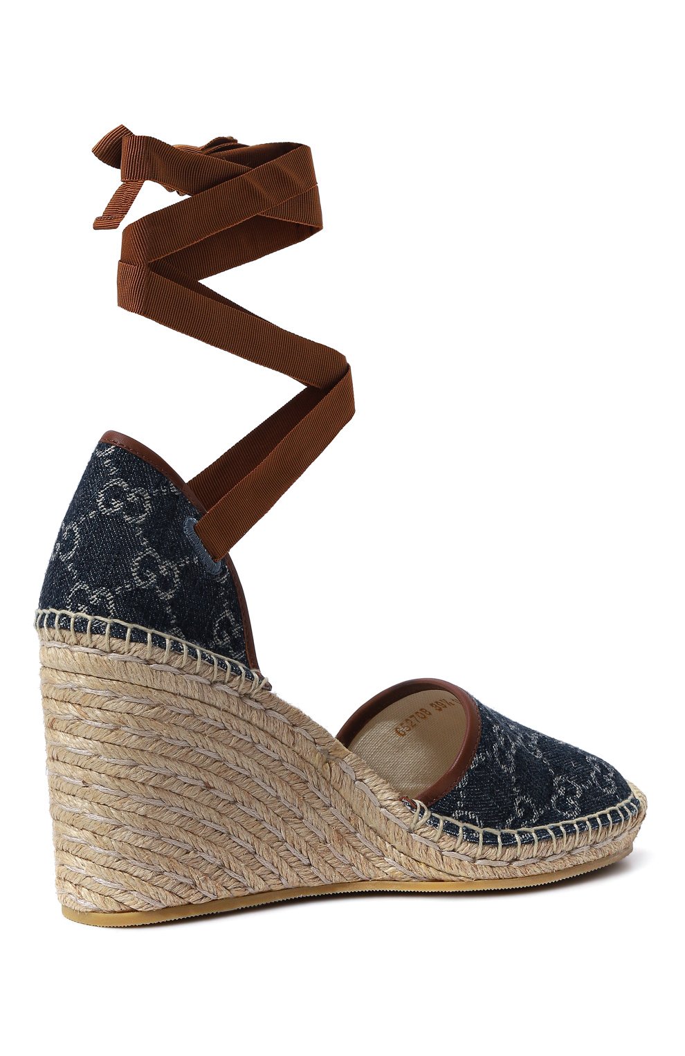 Текстильные босоножки GUCCI, арт. 652708 2KQH0, фото 5