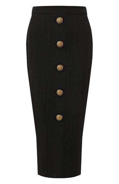 Женская юбка из вискозы BALMAIN, арт. CF1LD043/KF24