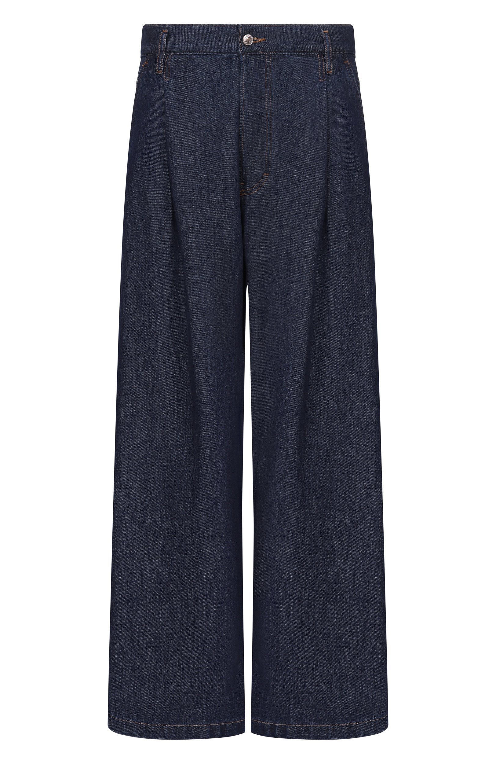 Джинсы DRIES VAN NOTEN темно-синего цвета по цене 64850 руб., арт. 020936/4401, фото 1 Джинсы DRIES VAN NOTEN, арт. 020936/4401, фото 1