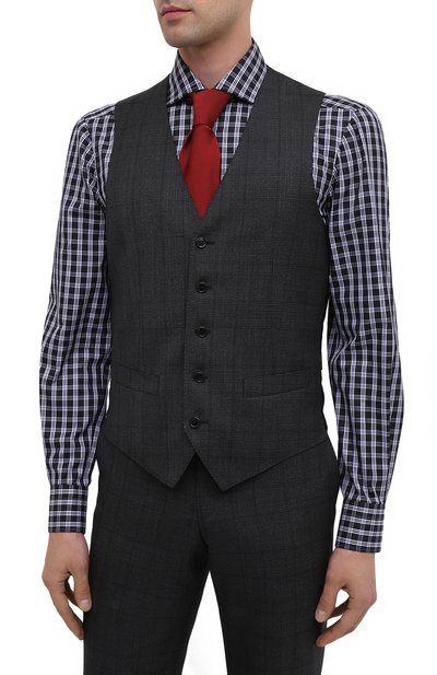 Шерстяной костюм-тройка CORNELIANI, арт. 868268-0817235/92 Q1, фото 4