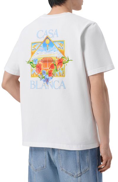 Хлопковая футболка CASABLANCA, арт. M-SS26-JTS-001-13, фото 4