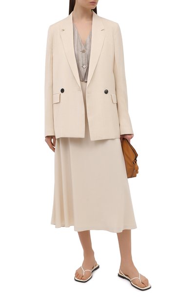 Жилет из льна и вискозы GIORGIO ARMANI, арт. 1WHGK02B/T02IM, фото 2