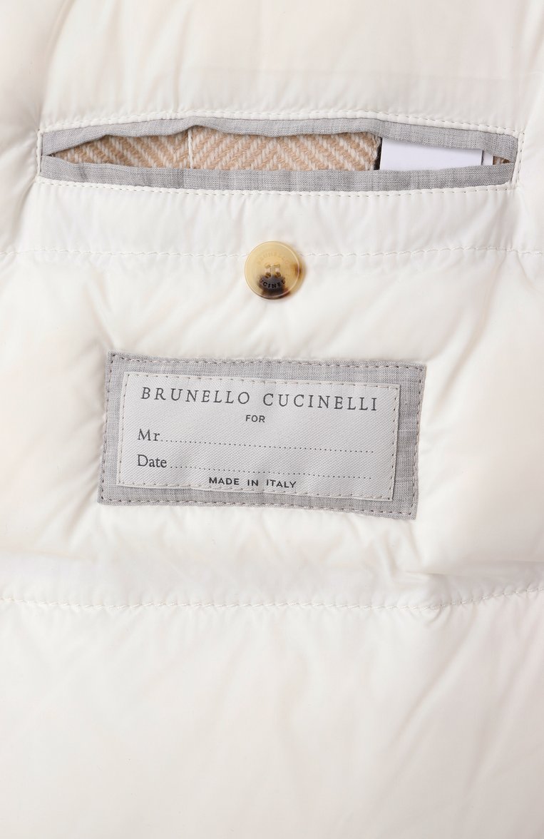 Пуховый жилет BRUNELLO CUCINELLI, арт. MY4861776, фото 1