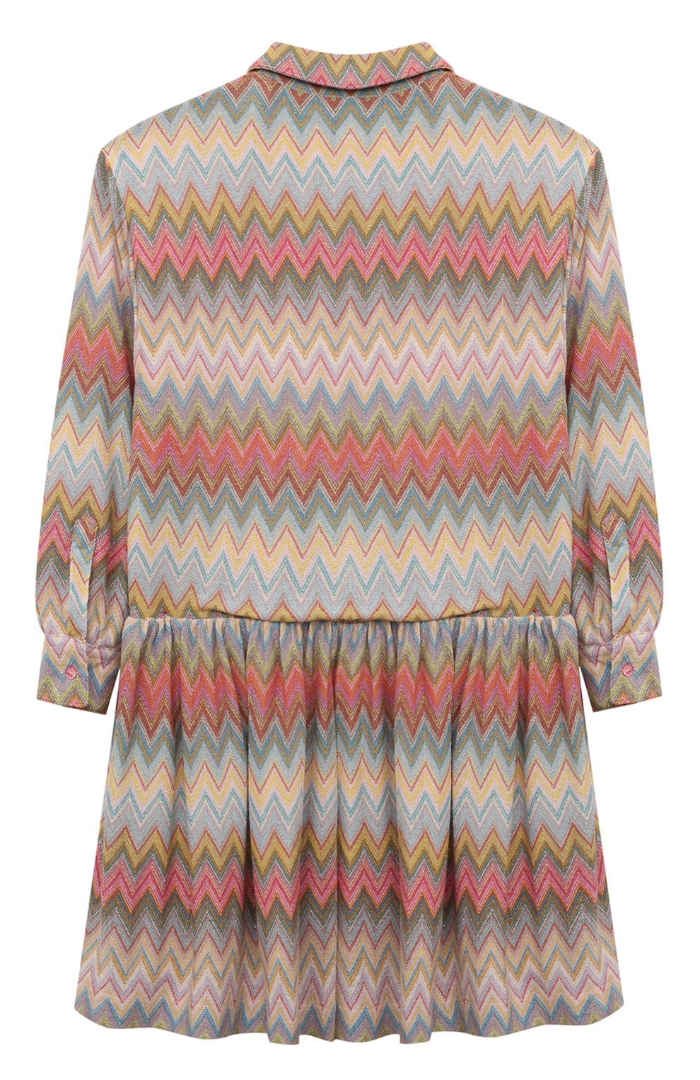 Платье-рубашка MISSONI разноцветного цвета по цене 34650 руб., арт. MV1A40/Q0062/6-10, фото 2 Платье-рубашка MISSONI, арт. MV1A40/Q0062/6-10, фото 2