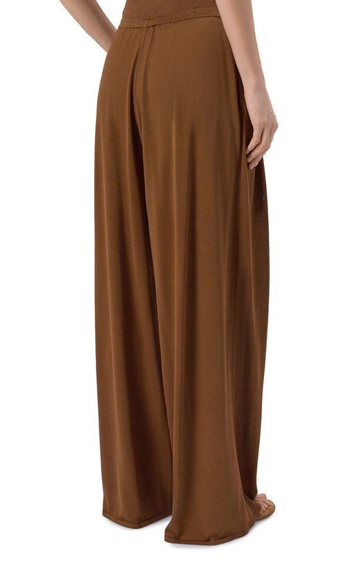 Шелковые брюки 12 STOREEZ 137483 Коричневый  137483 Фото 4