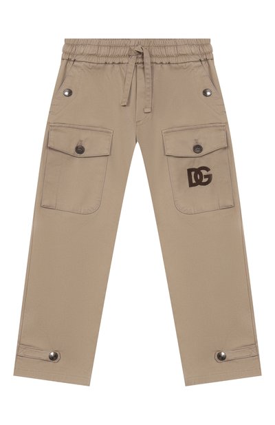 Хлопковые брюки-карго DOLCE & GABBANA, арт. L44P97/FUFL3/2-6