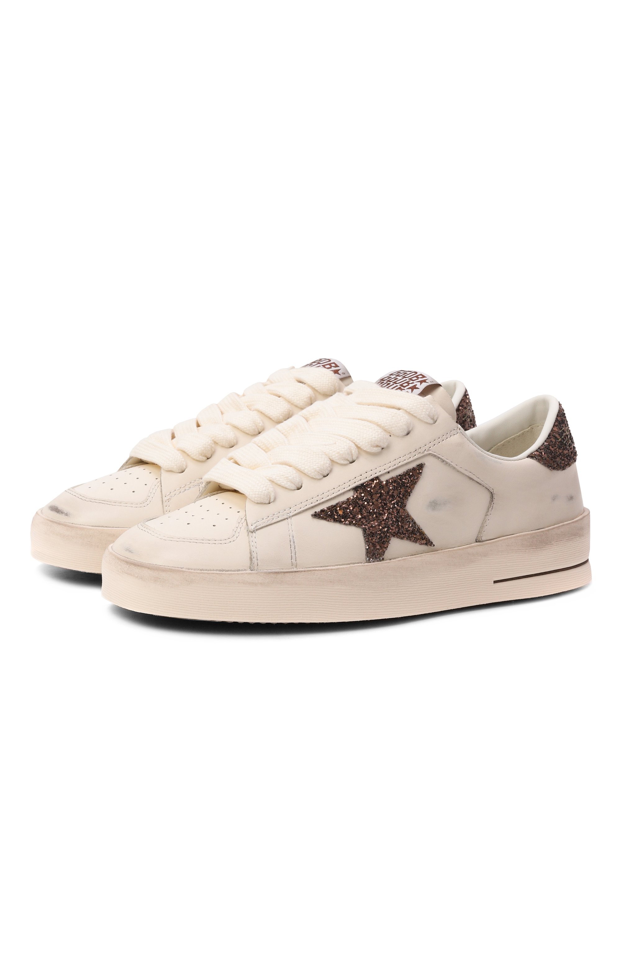 Комбинированные кеды stardan GOLDEN GOOSE DELUXE BRAND, арт. GWF00128.F007939, фото 1