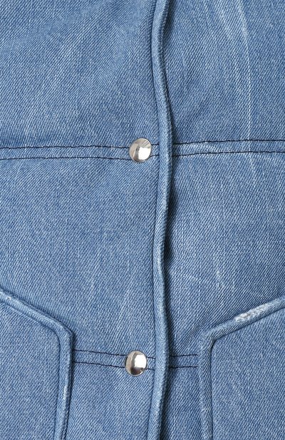 Утепленная джинсовая куртка с воротником-стойкой GABRIELA HEARST, арт. R18GH516, фото 5