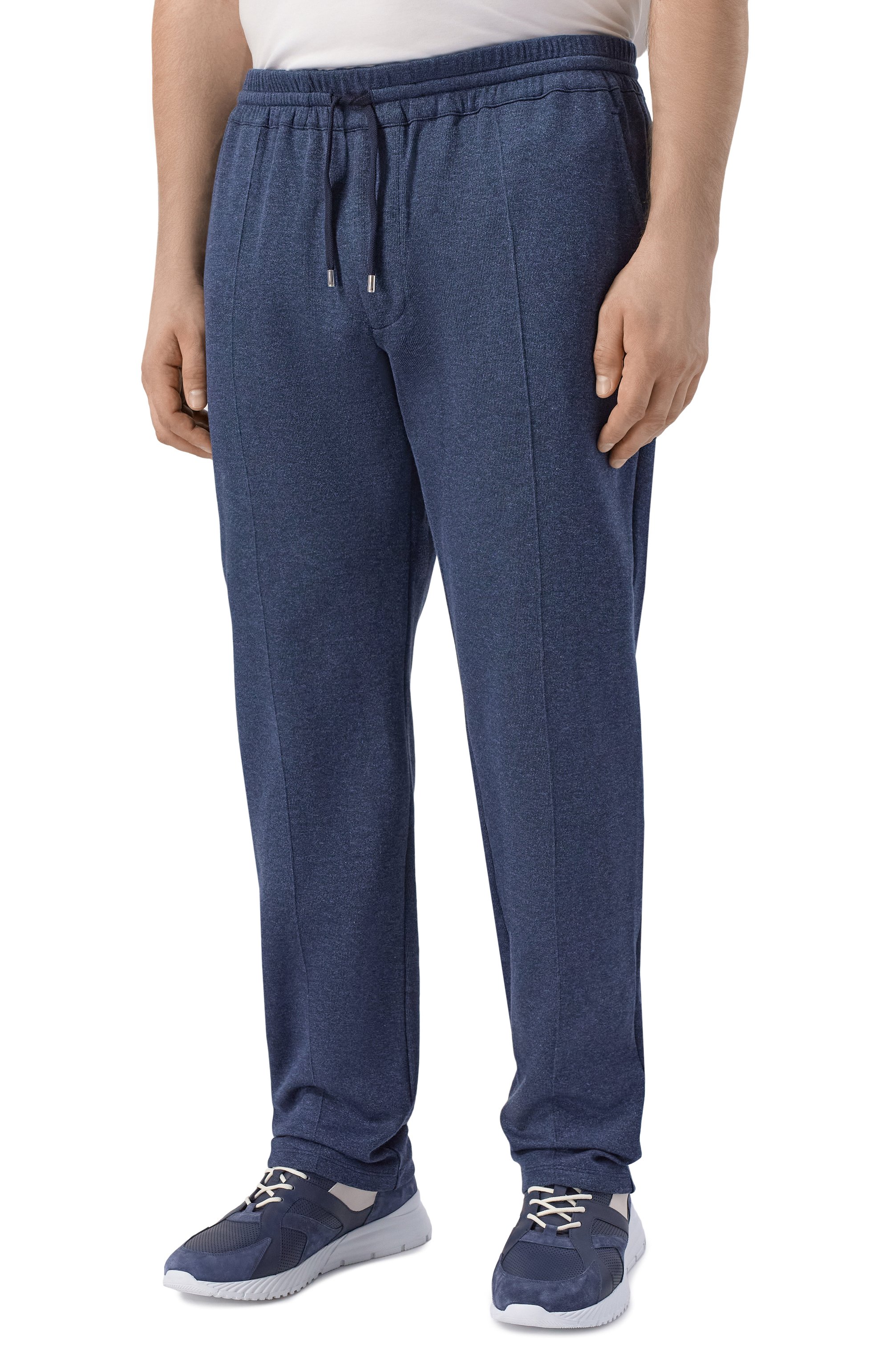 Брюки из хлопка и шелка CORTIGIANI, ар т. 4AF631, фото 3