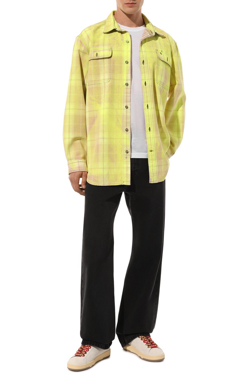 Замшевые кеды curb lite LANVIN, арт. FM-SKDK0B-VESU, фото 2