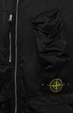 Мужской жилет STONE ISLAND черного цве�та, арт. 7415G0430 | Фото 5 (Материал внешний: Синтетический материал; Кросс-КТ: Куртка; Стили: Гранж; Длина (верхняя одежда): Короткие; Материал сплава: Проставлено; Драгоценные камни: Проставлено; Мужское Кросс-КТ: жилеты-тонкие)