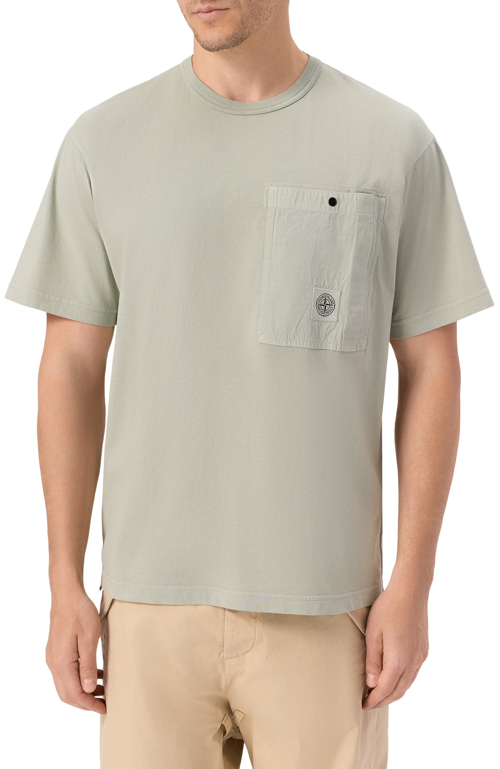 Хлопковая футболка STONE ISLAND, арт. L1S152100004/S0115, фото 3