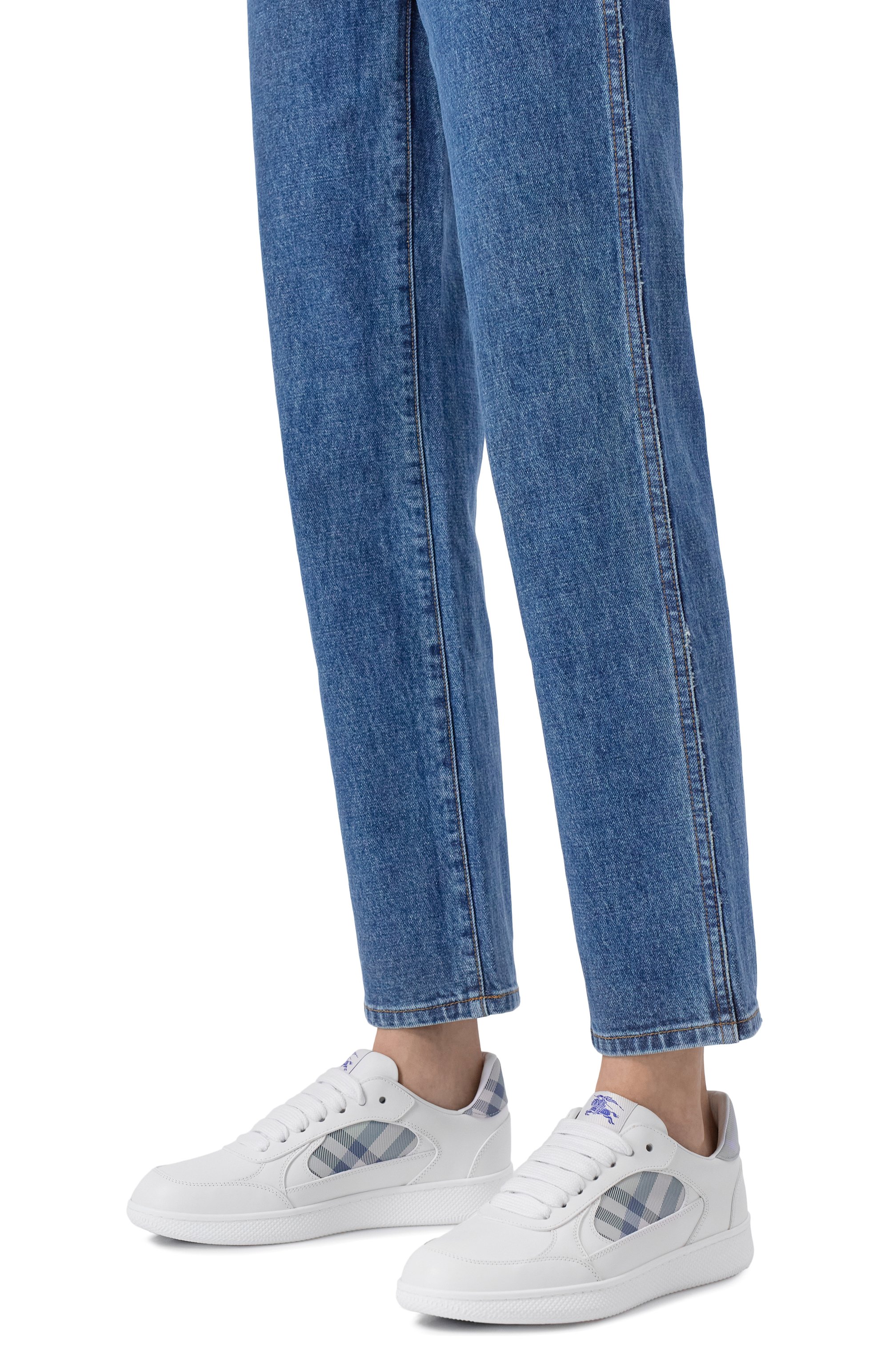 Комбинированные кеды terrace BURBERRY, арт. 8118625, фото 2