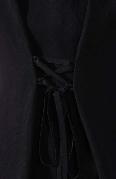 Платье из смеси вискозы и льна JIL SANDER NAVY, арт. JNWM5017A/JM4315A, фото 5