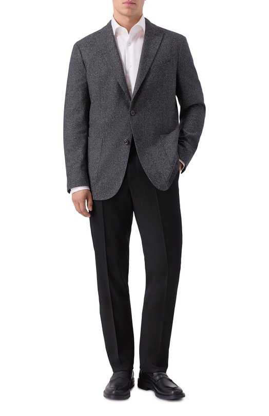 Шерстяные брюки Berwich SPIAGGIA 20ALC/RD5470 Чёрный  SPIAGGIA 20ALC/RD5470 Фото 2