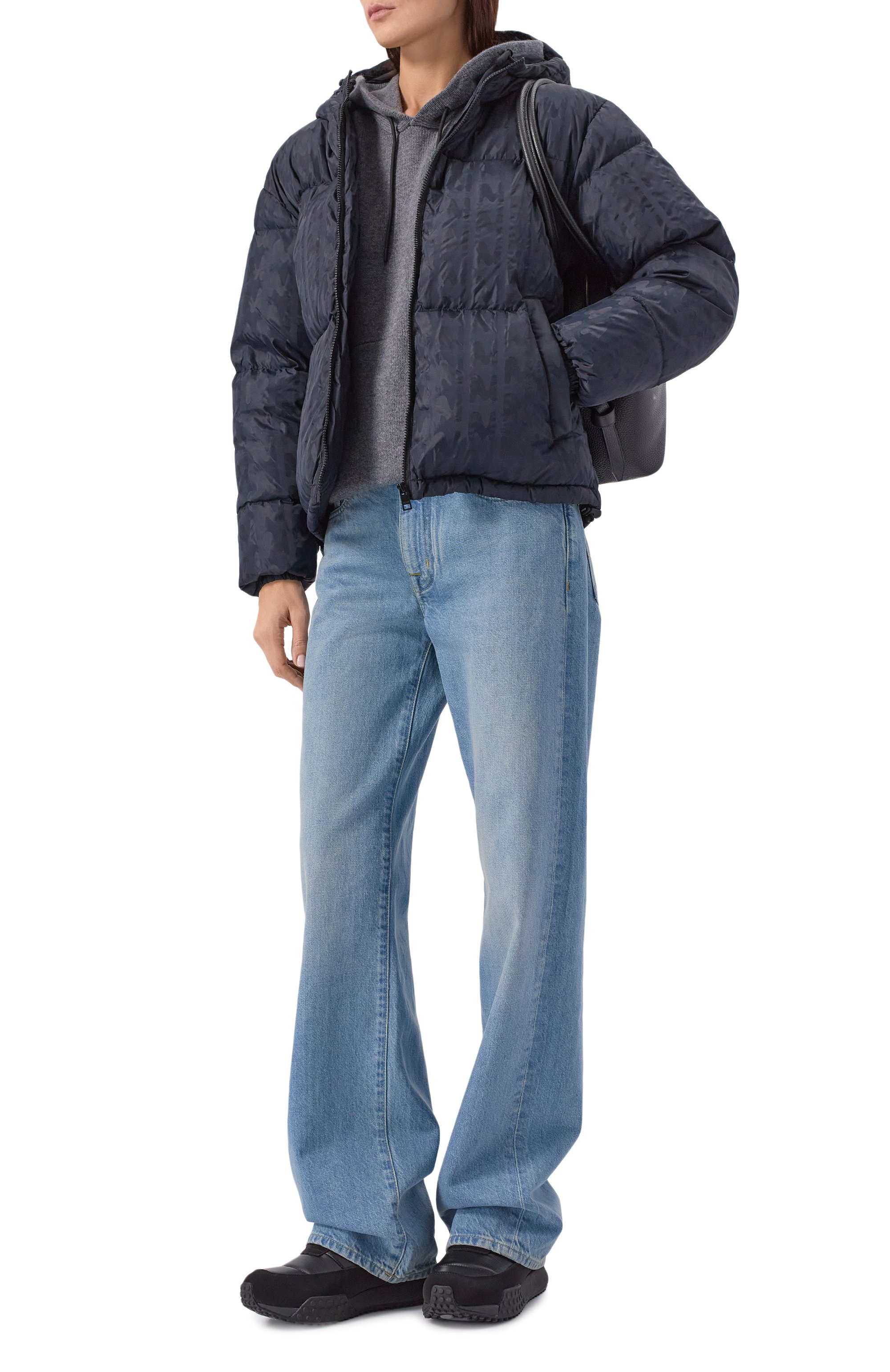 Пуховик MSGM темно-синего цвета по цене 65400 руб., арт. 3941MDH09/257622, фото 2 Пуховик MSGM, арт. 3941MDH09/257622, фото 2