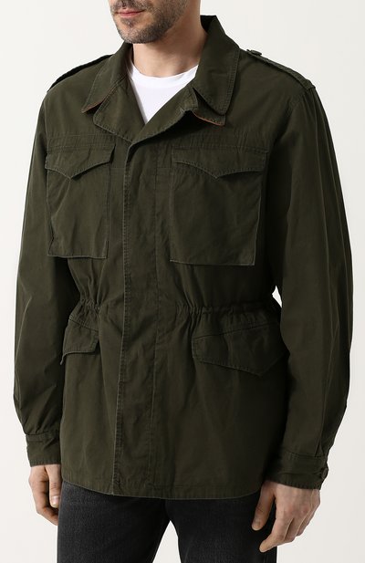 Укороченная хлопковая парка с логотипом бренда GUCCI, арт. 475041/XD714, фото 3