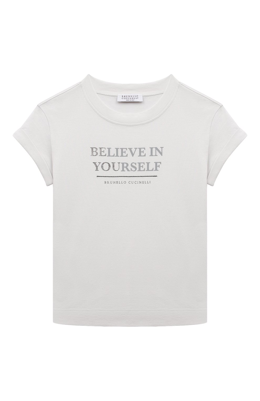 Хлопковая футболка BRUNELLO CUCINELLI, арт. B0A45T289A, фото 1