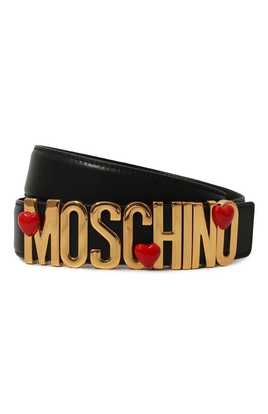 фото Кожаный ремень moschino