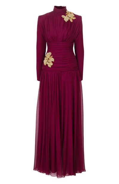 Женское шелковое платье ZUHAIR MURAD, арт. PDR26028/CHSI028