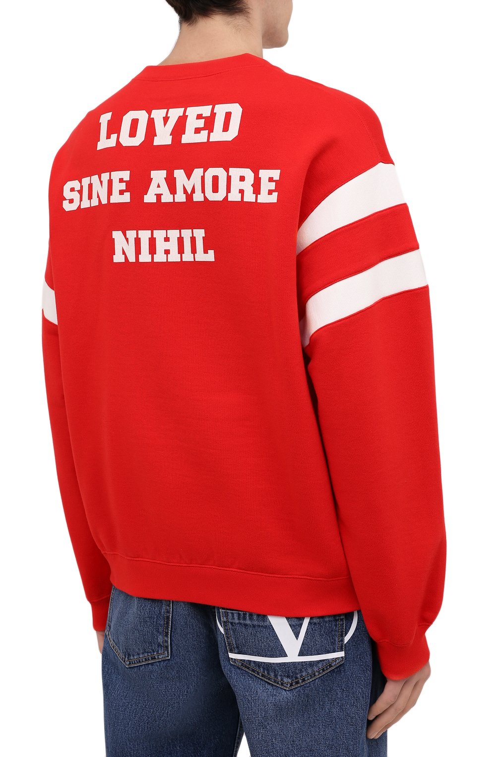 Хлопковый свитшот GUCCI красного цвета по цене 113760 руб., арт. 655471/XJDH0, фото 4 Хлопковый свитшот GUCCI, арт. 655471/XJDH0, фото 4