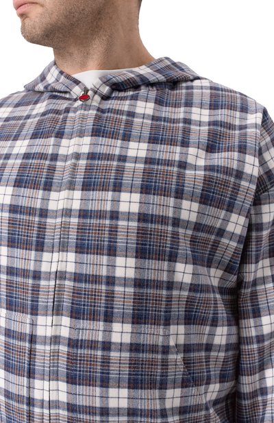 Хлопковая рубашка KITON, арт. UMC015H0907205, фото 5