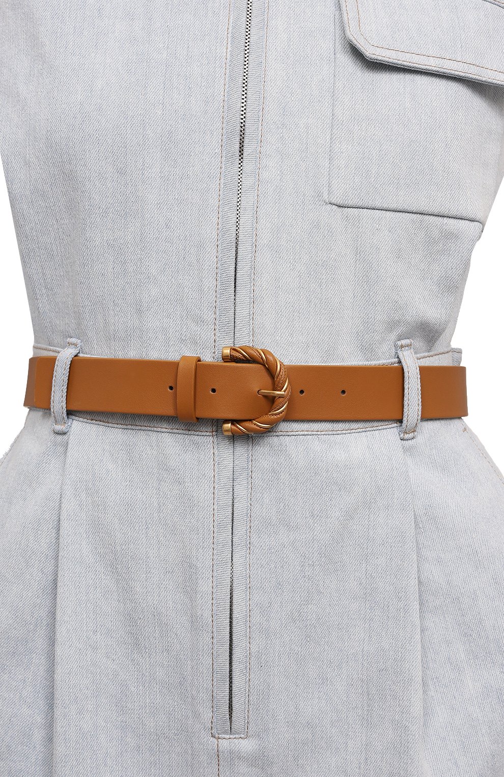 Кожаный ремень BOTTEGA VENETA, арт. 728781/VMAUL, фото 2