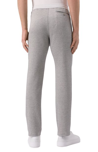 Брюки из хлопка и шелка CAPOBIANCO, арт. 18M712.GU00., фото 4