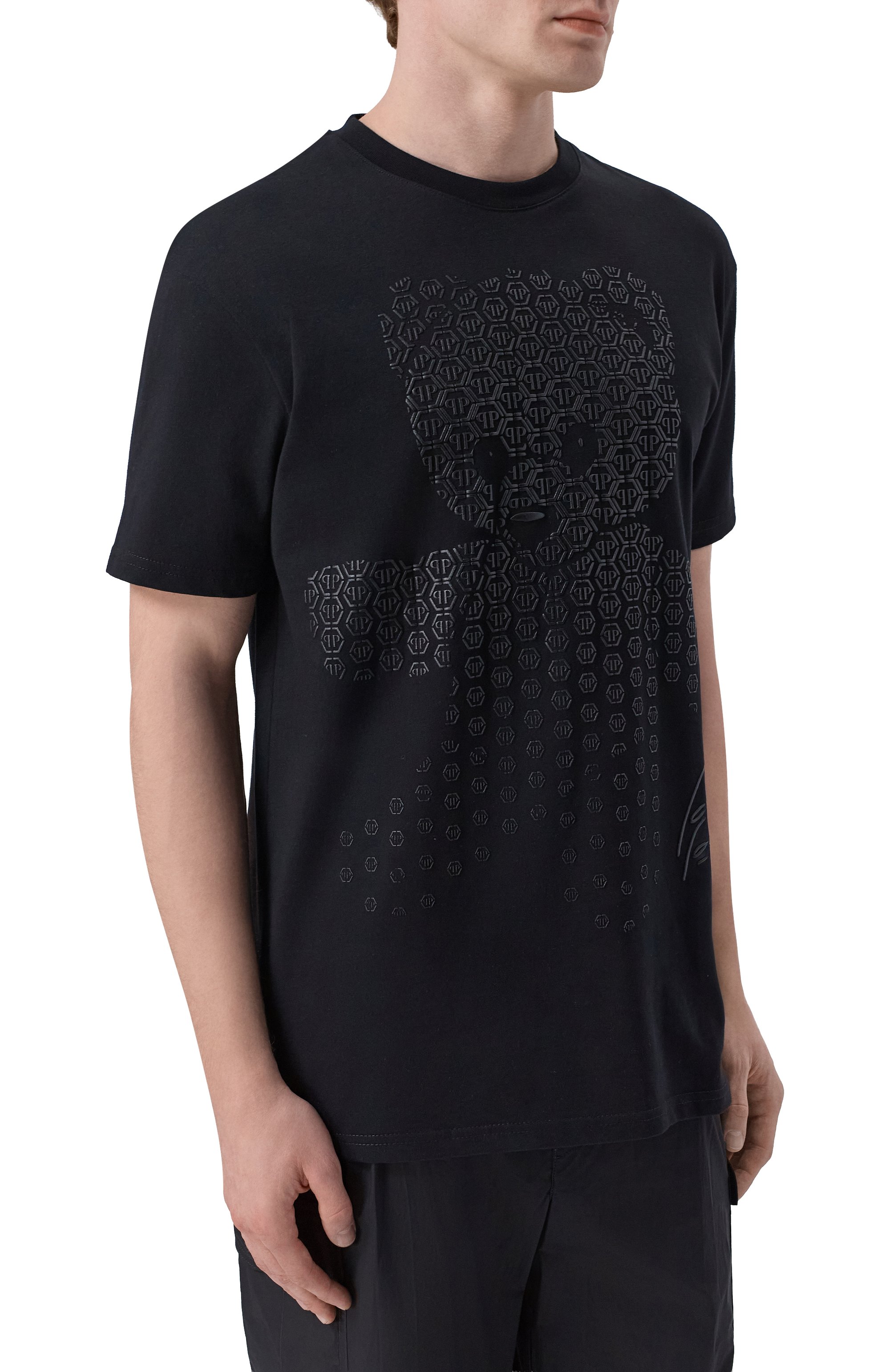 Хлопковая футболка PHILIPP PLEIN, арт. SAFC MTK8685 PJY002N, фото 3