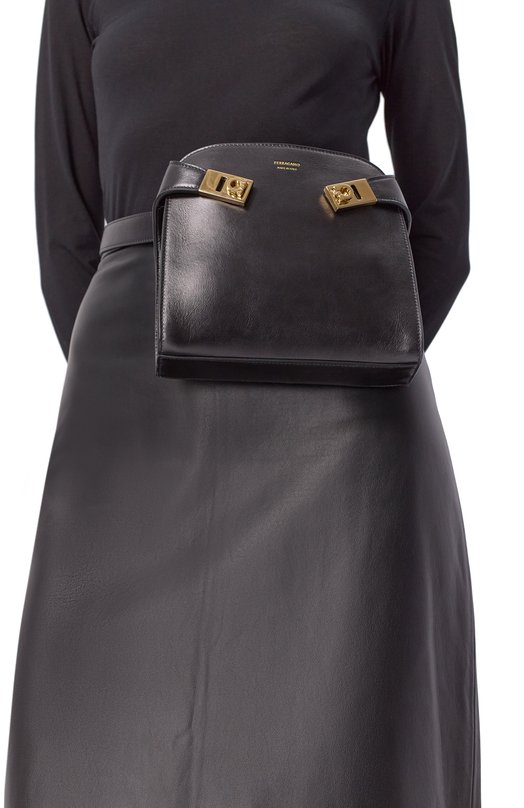 Поясная сумка Hug Ferragamo 21A445/787894 Чёрный  21A445/787894 Фото 2