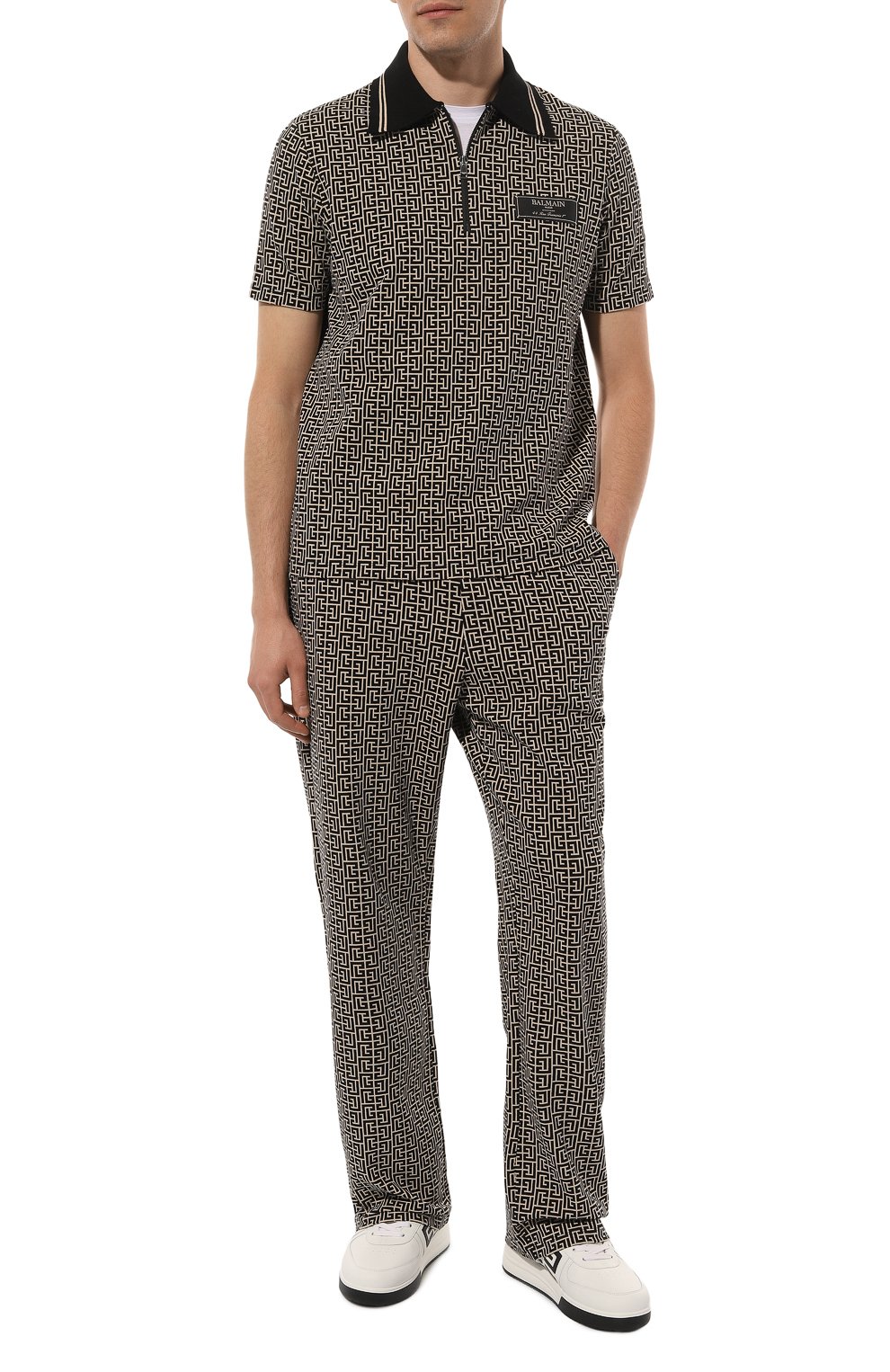 Хлопковые брюки BALMAIN, арт. DH1PQ270/JC97, фото 2